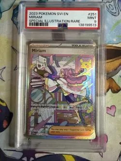 Pokemon TCG Miriam Sir 251/198 Scarlet & Violet Base Set PSA 9 - Image 1