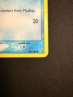 Mudkip Crystal Guardians Reverse Holo Stamped 58/100 NM Pokemon TCG - Image 4