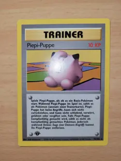 Pokemon Karte Piepi-Puppe - 1. Edition MINT - 70/102 Basis Set - Image 1