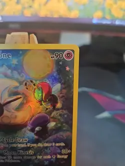Pokemon TCG Lunatone Crown Zenith: Galarian Gallery GG11/GG70 Full Art Holo NM - Image 3