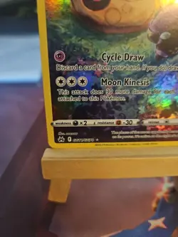 Pokemon TCG Lunatone Crown Zenith: Galarian Gallery GG11/GG70 Full Art Holo NM - Image 5