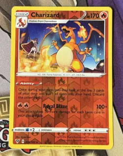 Charizard - Vivid Voltage 025/185 - Pokemon TCG - Reverse Holo - LP - Image 1