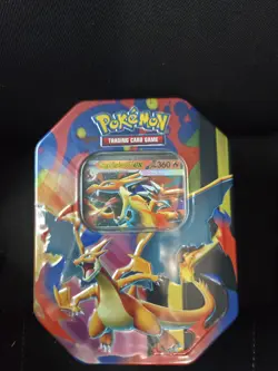 Pokemon - Mega Charizard Y ex Tin Sealed Rare Collectable Brand New Rare - Image 1