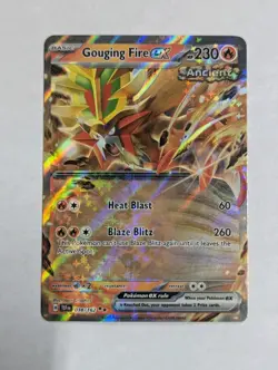 Gouging Fire ex 038/162 Sv05: Temporal Forces Holo Pokemon TCG - NM - Image 1