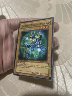 YuGiOh Elemental Hero Sparkman MF03-EN004 Mattel Action Figure Promo MP - Image 4