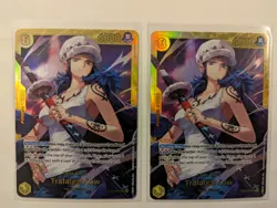 2x Op TCG - Trafalgar Law ENGLISH EB03-062 HEROINES SEC Near Mint - Image 1
