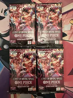 One Piece Op11 A Fist Of Divine Speed Booster Packs English (4x Packs) - Image 1