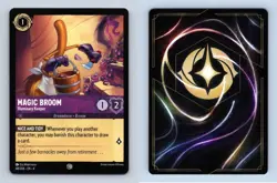 Magic Broom #48/204 Lorcana Ursula's Return 2024 Disney Common TCG - Image 1