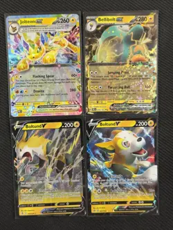 Pokemon Cards x4 Jolteon Ex Bellibolt Boltund Swsh S&V Swsh #030 #079 - Image 1