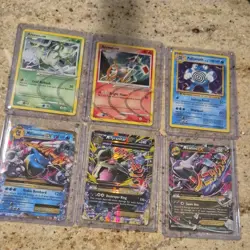 Pokemon TCG Arceus, Poliwrath, EX & Mega Card Lot (6 Holo Cards) - Image 1
