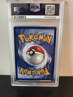 1999 Pokemon Jungle VAPOREON 12/64 Holo Card PSA 7 NM - Image 2