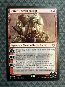MTG Daretti, Scrap Savant #0213 Rare Commander Masters (CMM) - Image 2