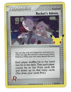 Pokemon TCG Celebrations Classic Collection Rocket's Admin. Holo 86/109 NM/M - Image 1