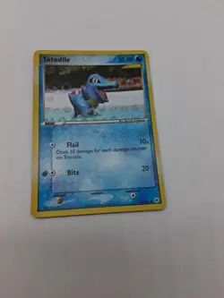 Pokemon EX Totodile Reverse Holo Stamped Card 78/115 Unseen Forces New ***mint** - Image 1