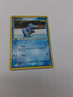 Pokemon EX Totodile Reverse Holo Stamped Card 78/115 Unseen Forces New ***mint** - Image 2