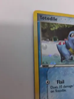 Pokemon EX Totodile Reverse Holo Stamped Card 78/115 Unseen Forces New ***mint** - Image 5