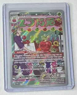 Dipplin 170/167 Sv06: Twilight Masquerade Illustration Rare Pokemon NM/M - Image 1