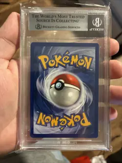 Pokemon Dragonite Fossil 1st Edition Holo Rare #4 BGS 8.5 NM/M+ with subgrades! - Image 2