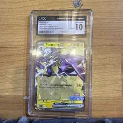 CGC 10 GEM MINT Toxtricity ex Illustration Contest 2024 Black Star Promo Pokemon - Image 1