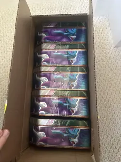 Pokemon Iron Leaves Tins Lot Of 5 (sealed) - Image 2