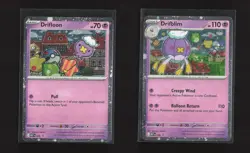 2x 2025 Pokemon Mega Evolutions Black Star Promo Drifloon MEP 005 Drifblim 006 - Image 1