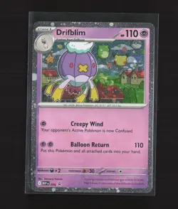 2x 2025 Pokemon Mega Evolutions Black Star Promo Drifloon MEP 005 Drifblim 006 - Image 4