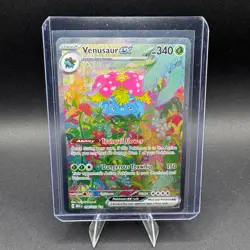 Venusaur EX Pokemon Scarlet Violet 151 198/165 Special Illustration Rare SIR NM - Image 1