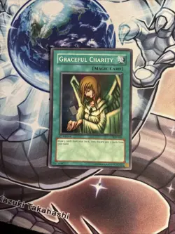 (21) Yu-Gi-Oh TCG Graceful Charity Pegasus SDP-040 1st Edition Super Rare LP - Image 1