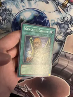 (21) Yu-Gi-Oh TCG Graceful Charity Pegasus SDP-040 1st Edition Super Rare LP - Image 2