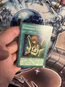 (21) Yu-Gi-Oh TCG Graceful Charity Pegasus SDP-040 1st Edition Super Rare LP - Image 3