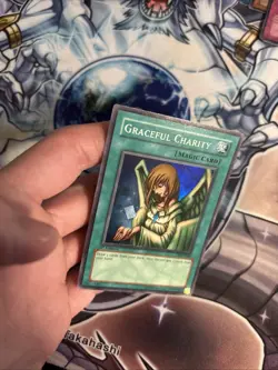 (21) Yu-Gi-Oh TCG Graceful Charity Pegasus SDP-040 1st Edition Super Rare LP - Image 4