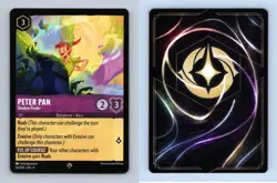 Peter Pan #54/204 Lorcana Ursula's Return 2024 Disney Super Rare TCG - Image 1