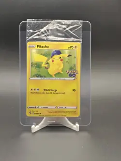 Pikachu 028/078 Pokemon GO Holo SEALED PROMO Card - Image 1