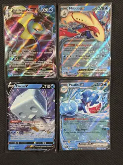 Pokemon Cards x4 Inteleon Milotic Palafin Swsh S&V Ultra Rare #042 #50 #061 - Image 1