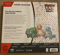Pokemon Cards Scarlet Violet 151 Poster Collection NEW! - Image 5