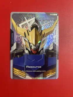 Gundam Card Game TCG R-017 C+ Resource Barbatos Gundam Bandai English GD02 - Image 1