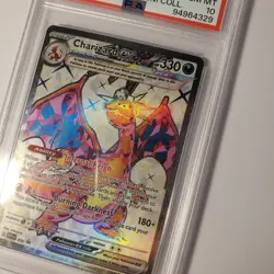 Graded Pokemon Card ENG Charizard ex 056 Sv: Scarlet & Violet Promo Holo PSA 10 - Image 1