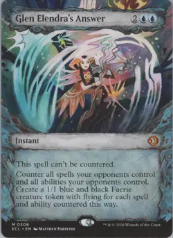 MTG (Regular) Glen Elendra's Answer (Showcase) M Lorwyn Eclipsed 306 NM - Image 1