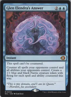 MTG Normal Glen Elendra's Answer M Lorwyn Eclipsed 52 NM - Image 1
