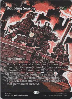 Normal Doubling Season (Borderless) M Teenage Mutant Ninja Turtles Eternal 11 NM - Image 1