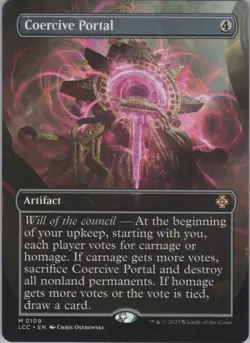 MTG Normal Coercive Portal (Borderless) M Commander: The Lost Caverns of Ixalan - Image 1