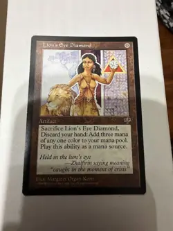 Wizards of the Coast Lion's Eye Diamond Mirage Artifact Rare Regular English MTG - Image 1