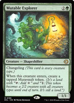 Mutable Explorer 186 Lorwyn Eclipsed Magic the Gathering - Image 1