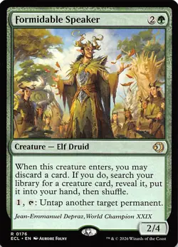Formidable Speaker 176 Lorwyn Eclipsed Magic the Gathering - Image 1