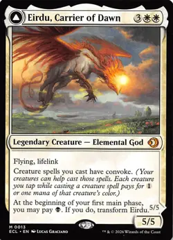 Eirdu Carrier of Dawn 13 Lorwyn Eclipsed Magic the Gathering - Image 1