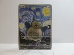 Ristampa Pokemon Snorlax Starry Night Van Gogh Beautiful Moon ACG X936 - Image 1