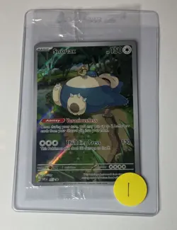 SEALED Pokemon Snorlax SVP 051 Scarlet & Violet 151 Holo Black Star Promo NM - Image 3