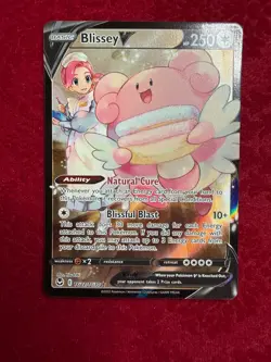 Pokemon TCG Blissey V Full Art Tg22/TG30, Silver Tempest (NM) - Image 1
