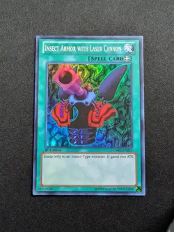 Yugioh - Insect Armor with Laser Cannon NUMH-EN057 1st Super Rare NM - Image 1
