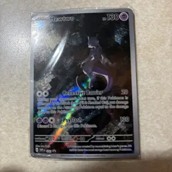 Pokemon Mewtwo SVP 052 Black Star Promo Scarlet and Violet Card - Image 1